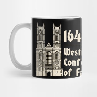 Reformed christian art. 1646 The Westminster Confession of Faith. Mug